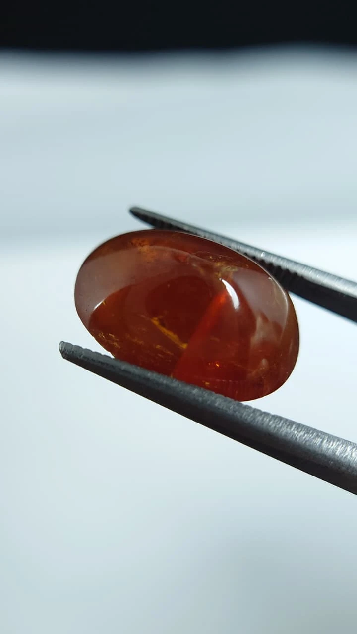 10.3ct Cabochon Faceted Spessartite Garnet from Nigeria — view 2